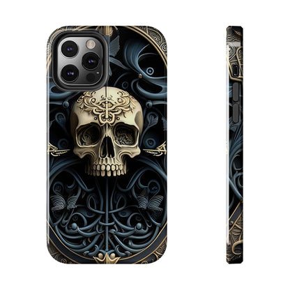 Metallic Chrome Skulls and classic Designed 6 Tough Phone Cases