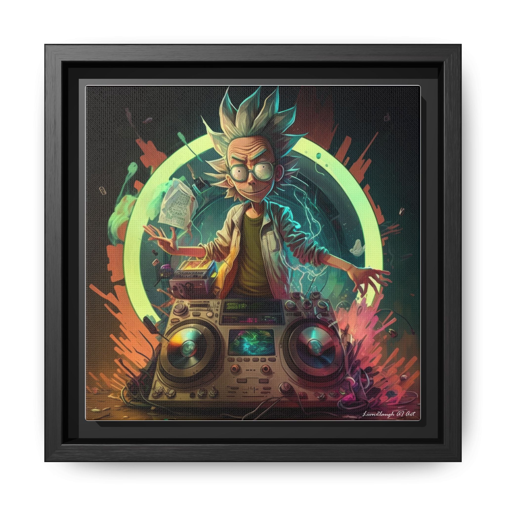 Frequency of Genius, Art Print — Colorful Modern Wall Canvas