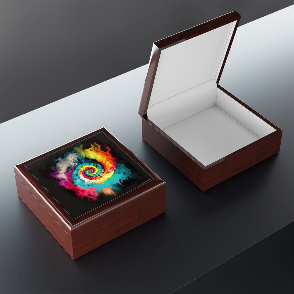 Ever‑Turning Spectrum, Jewelry- Stash- Collection Box