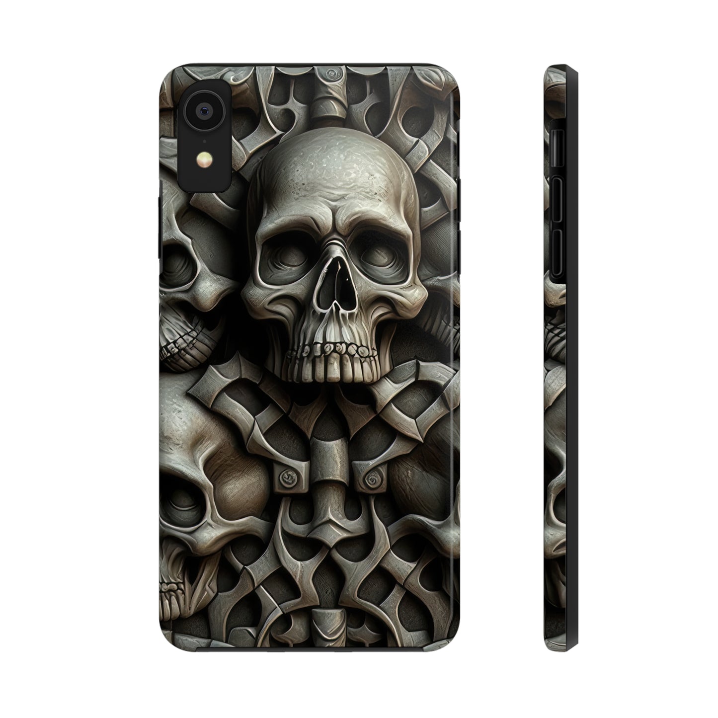 Metallic Chrome Skulls and classic Designed 19 Tough Phone Cases