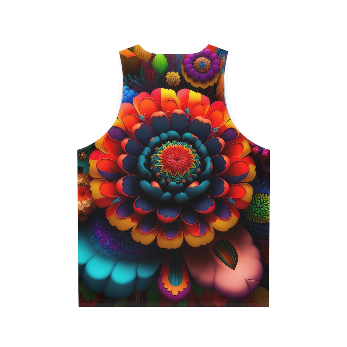 Bold And Beautiful Flowers B 1 Unisex Tank Top (AOP)