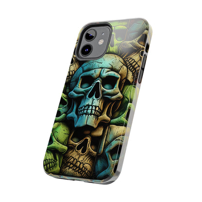 Metallic Chrome Skulls and classic Designed 13 Tough Phone Cases