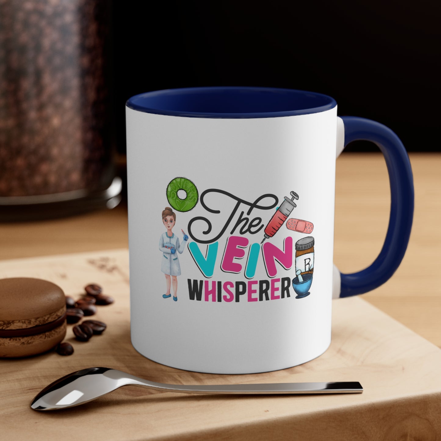 Nurse, Rn, Female , The Vein Whisperer, Coffee Mug, 11oz