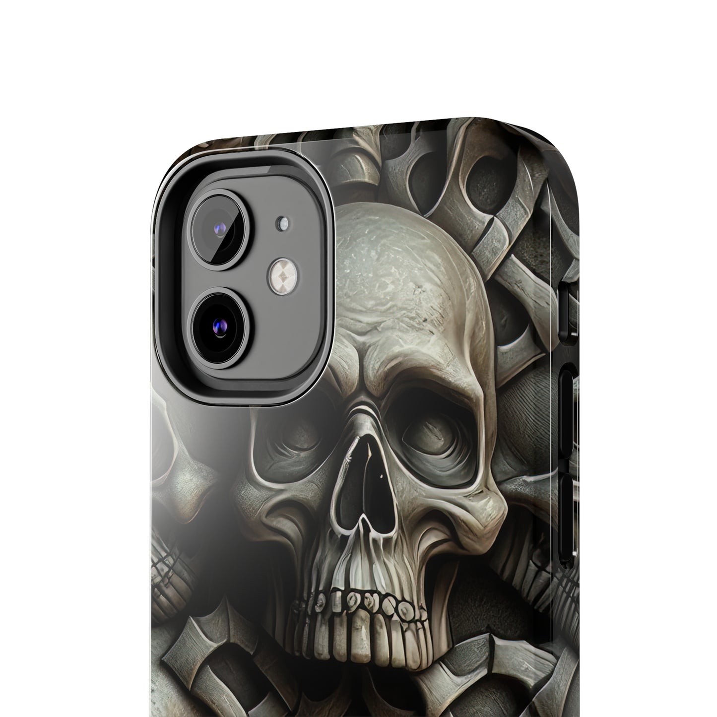 Metallic Chrome Skulls and classic Designed 19 Tough Phone Cases