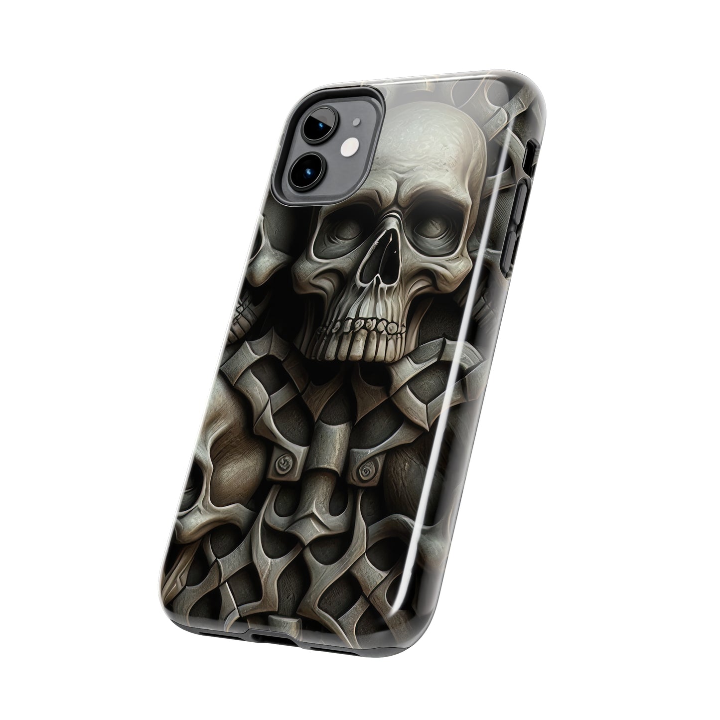 Metallic Chrome Skulls and classic Designed 19 Tough Phone Cases