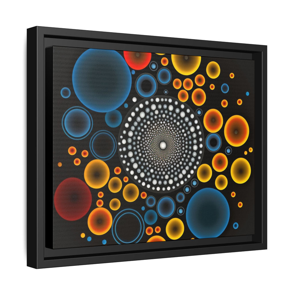 Harmonic Orbits, Matte Canvas, Framed (Multi-color)