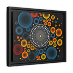 Harmonic Orbits, Matte Canvas, Framed (Multi-color)