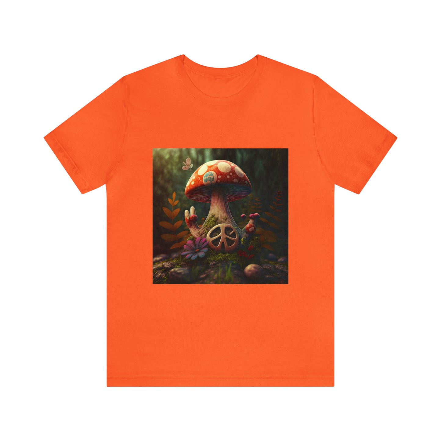 Hippie Mushroom Color Candy Style Design Style 7 Unisex Jersey Short Sleeve Tee