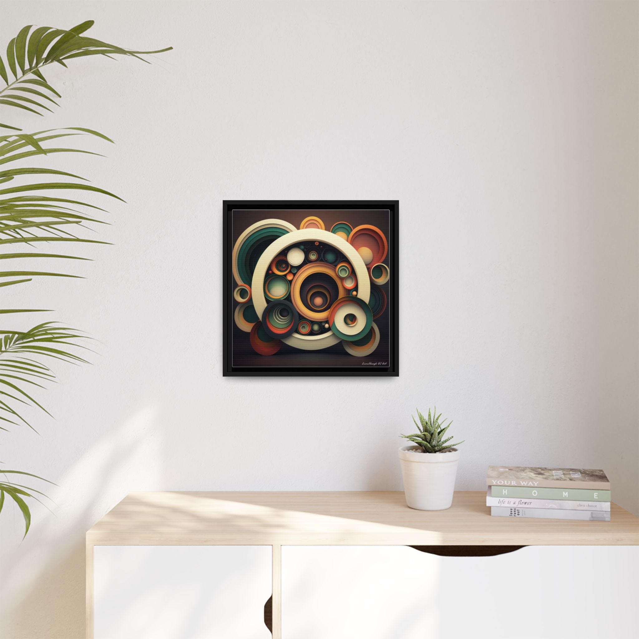 Inner Resonance, Art Print — Colorful Modern Wall Canvas