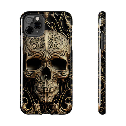 Metallic Chrome Skulls and Classic Designed 8 Tough Phone Cases