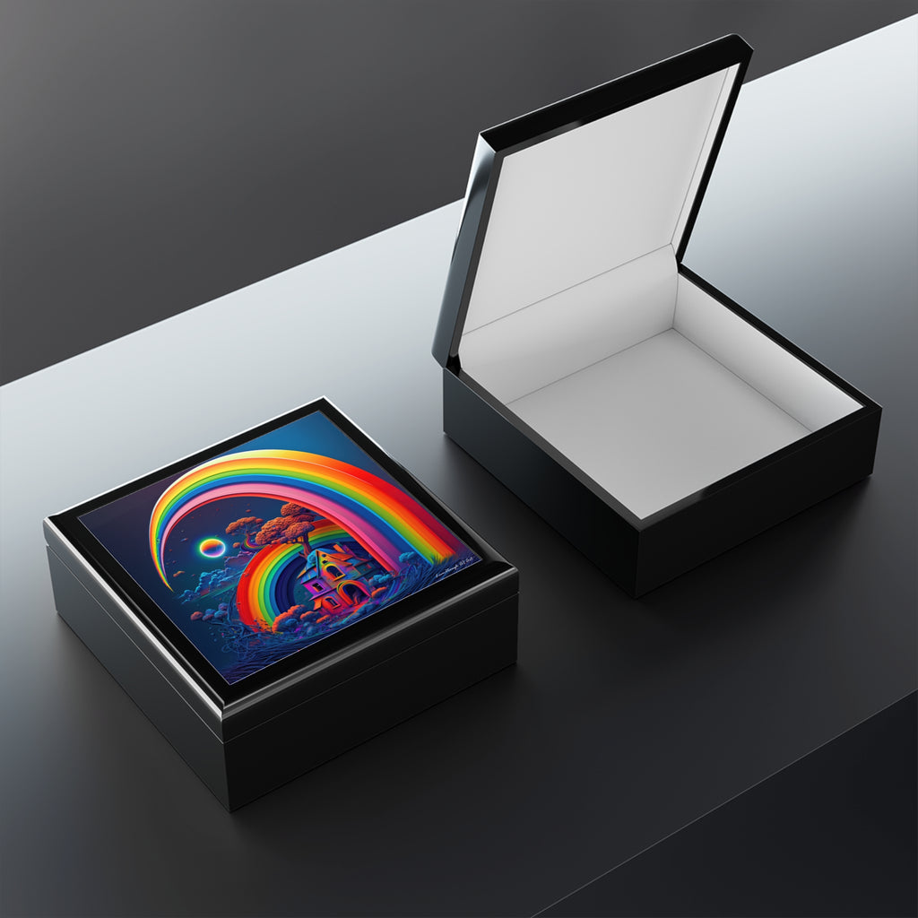 Home Beneath the Rainbow, Jewelry- Stash- Collection Box