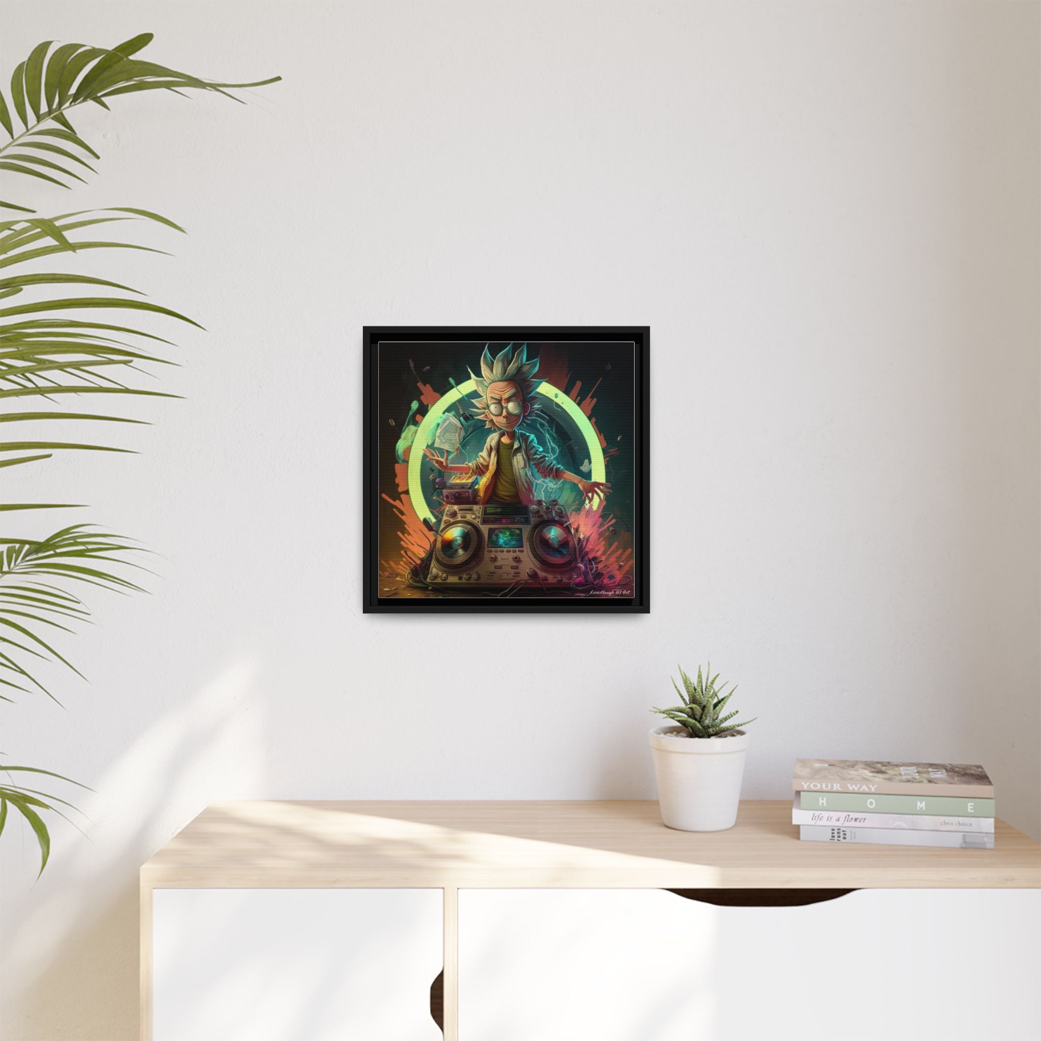 Frequency of Genius, Art Print — Colorful Modern Wall Canvas