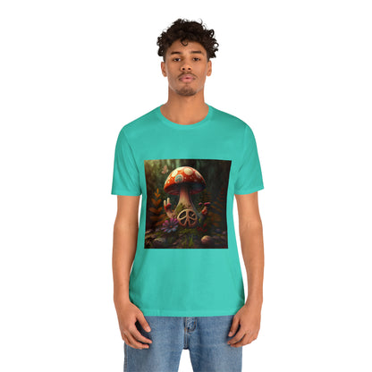 Hippie Mushroom Color Candy Style Design Style 7 Unisex Jersey Short Sleeve Tee