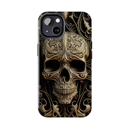 Metallic Chrome Skulls and Classic Designed 8 Tough Phone Cases