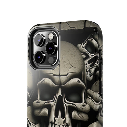 Metallic Chrome Skulls and classic Designed 12 Tough Phone Cases