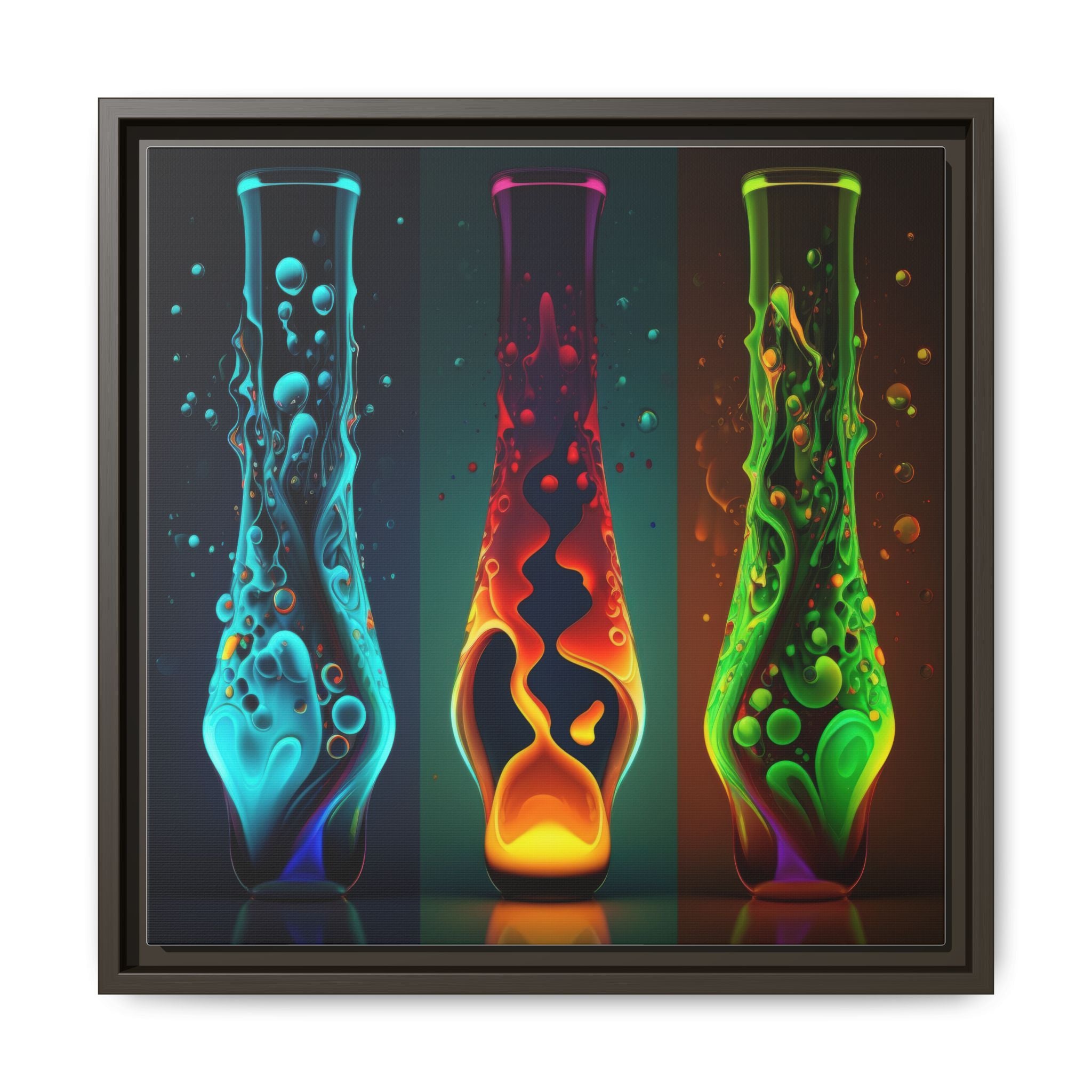 Three States of Flow, Art Print — Colorful Modern Wall Canvas