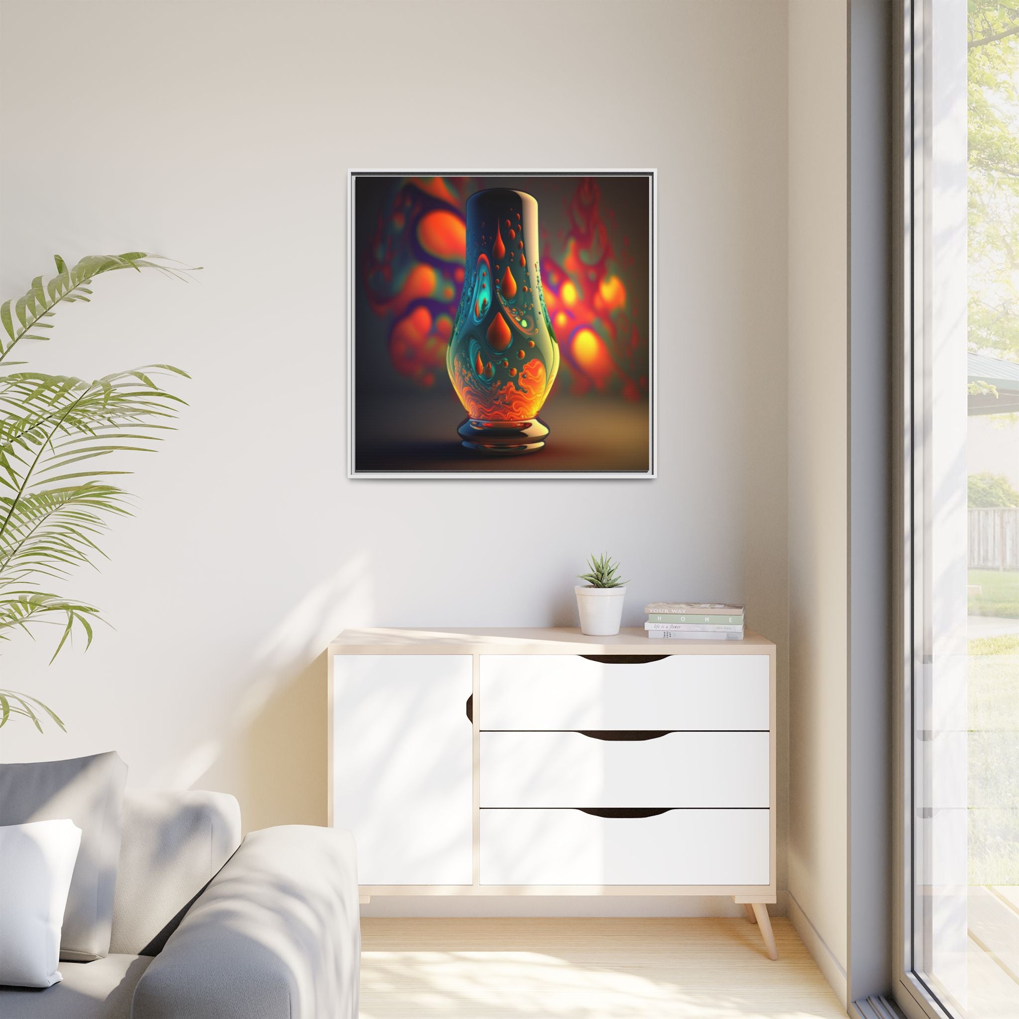 Molten Reverie, Art Print — Colorful Modern Wall Canvas
