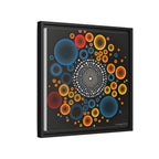 Gilded Tide, Art Print — Colorful Modern Wall Canvas