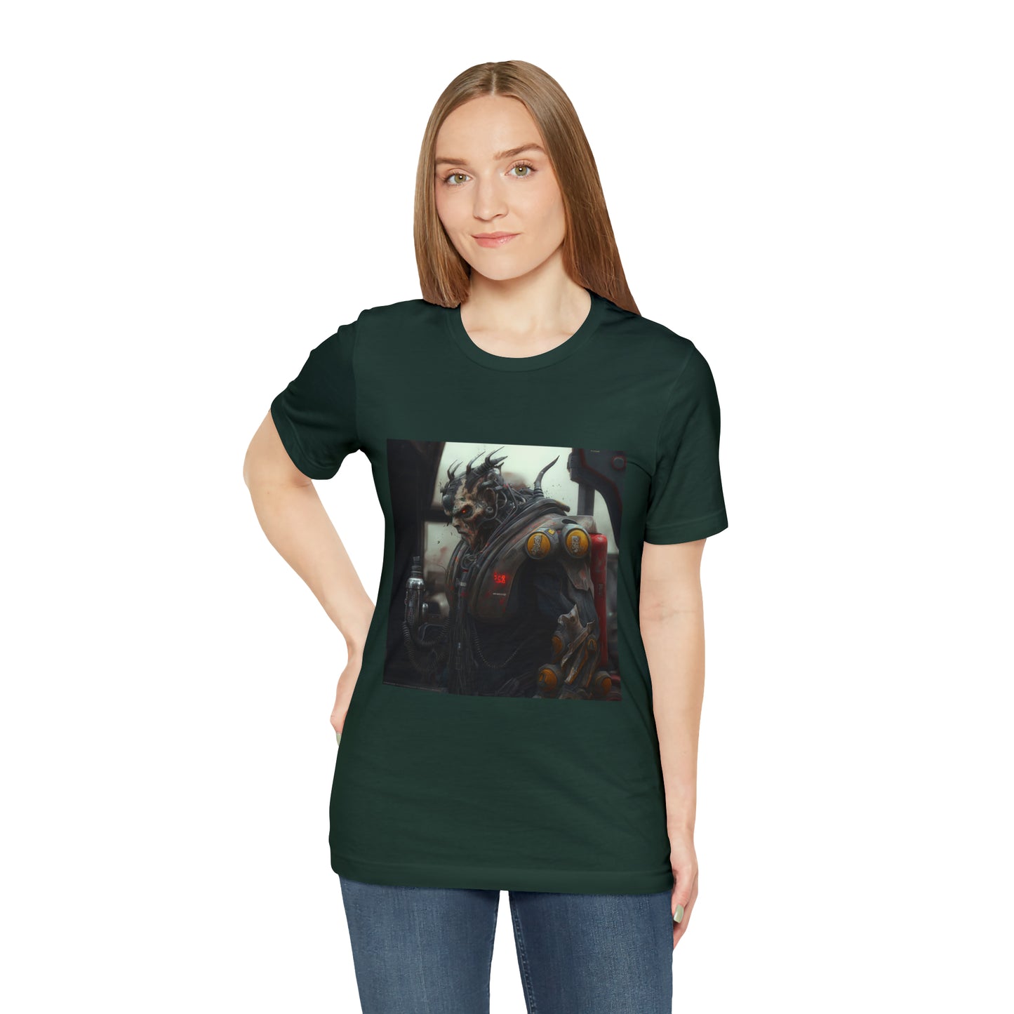 Gasoline Warrior, Large Beefy Warrior Ready For Battle Unisex Jersey Short Sleeve Tee