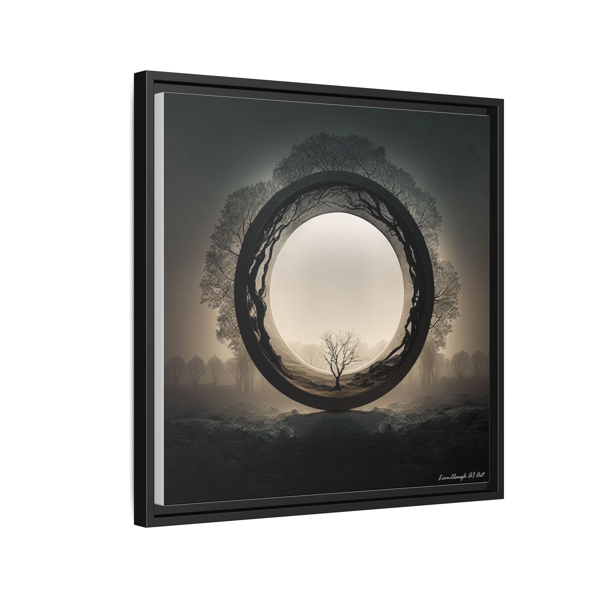 Circle of Stillness, Art Print — Colorful Modern Wall Canvas