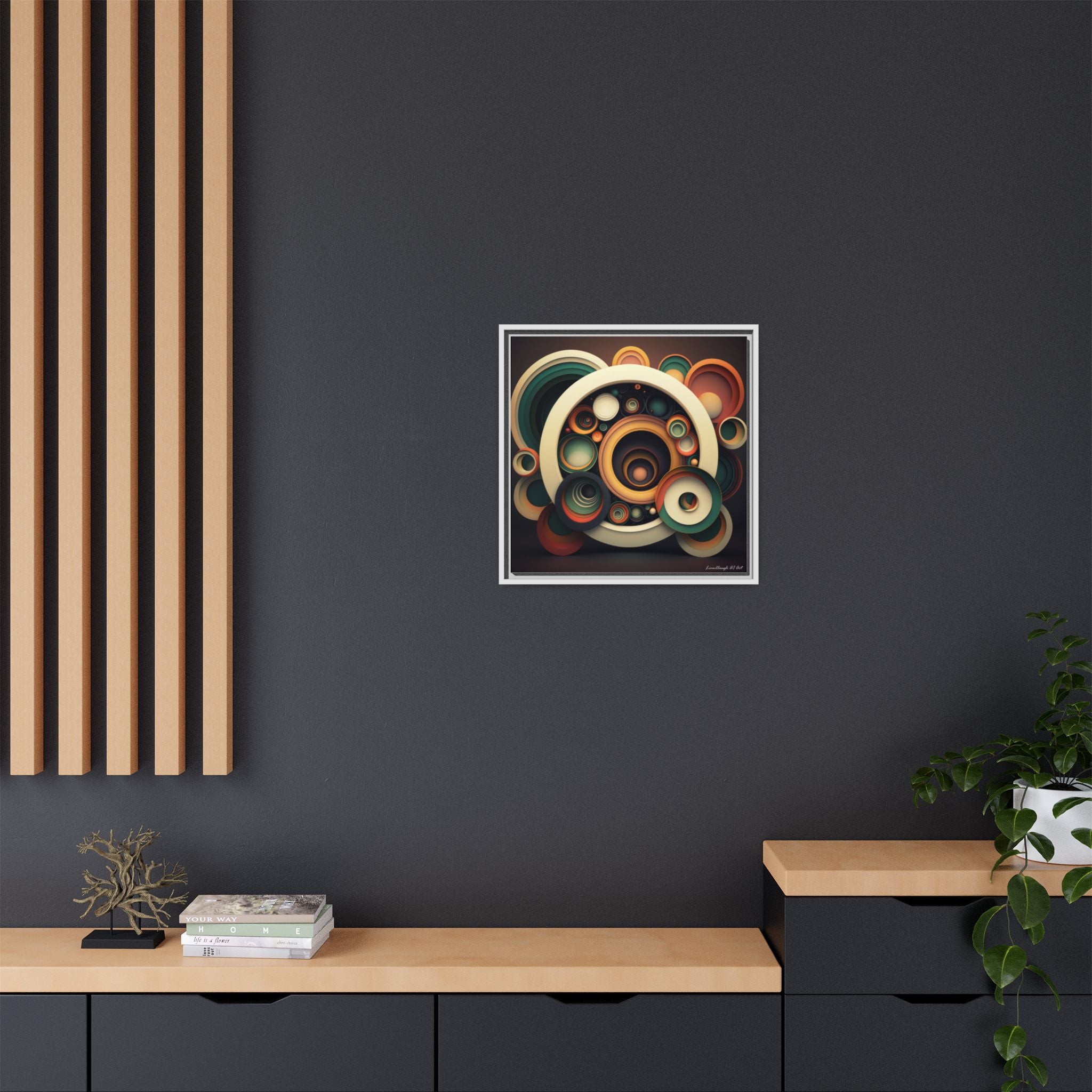 Inner Resonance, Art Print — Colorful Modern Wall Canvas