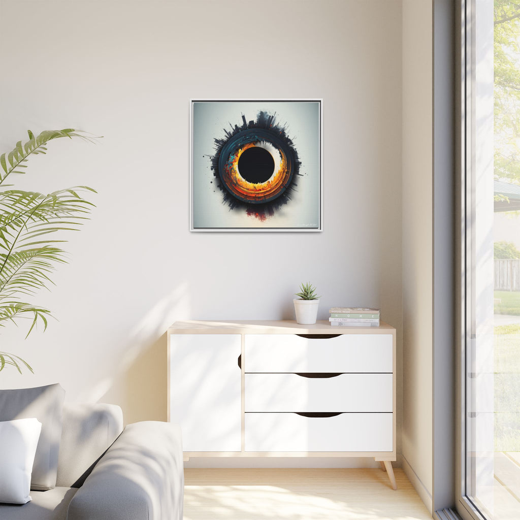 Eclipse of Industry, Art Print — Colorful Modern Wall Canvas