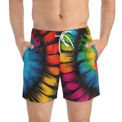 Bold And Beautiful Tie Dye Style One A Swim Trunks (AOP)