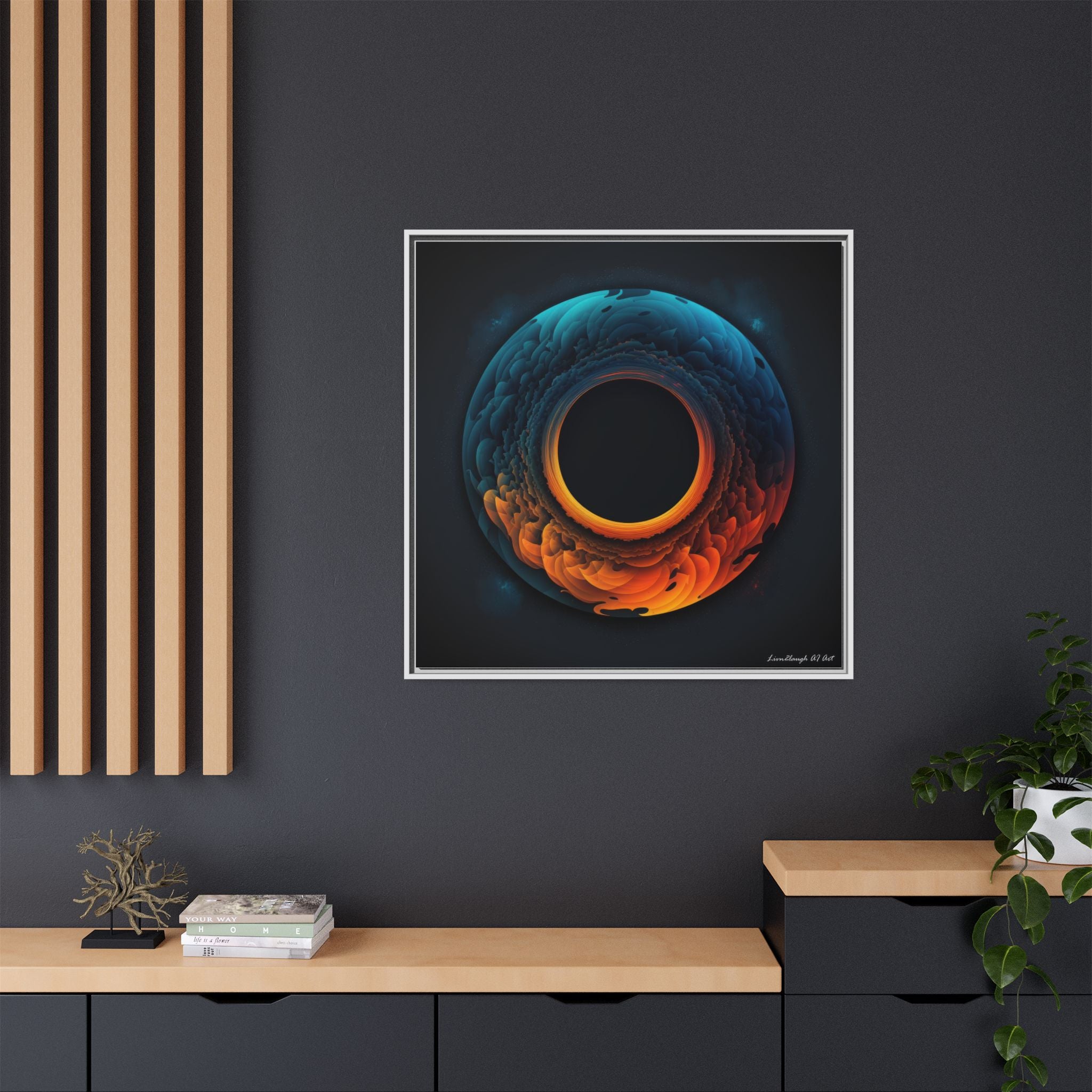 Molten Silence, Art Print — Colorful Modern Wall Canvas