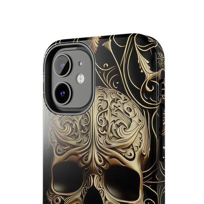 Metallic Chrome Skulls and Classic Designed 8 Tough Phone Cases