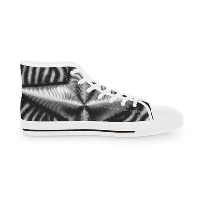 Beautiful Stars Abstract Star Style Black And White  Men's High Top Sneakers