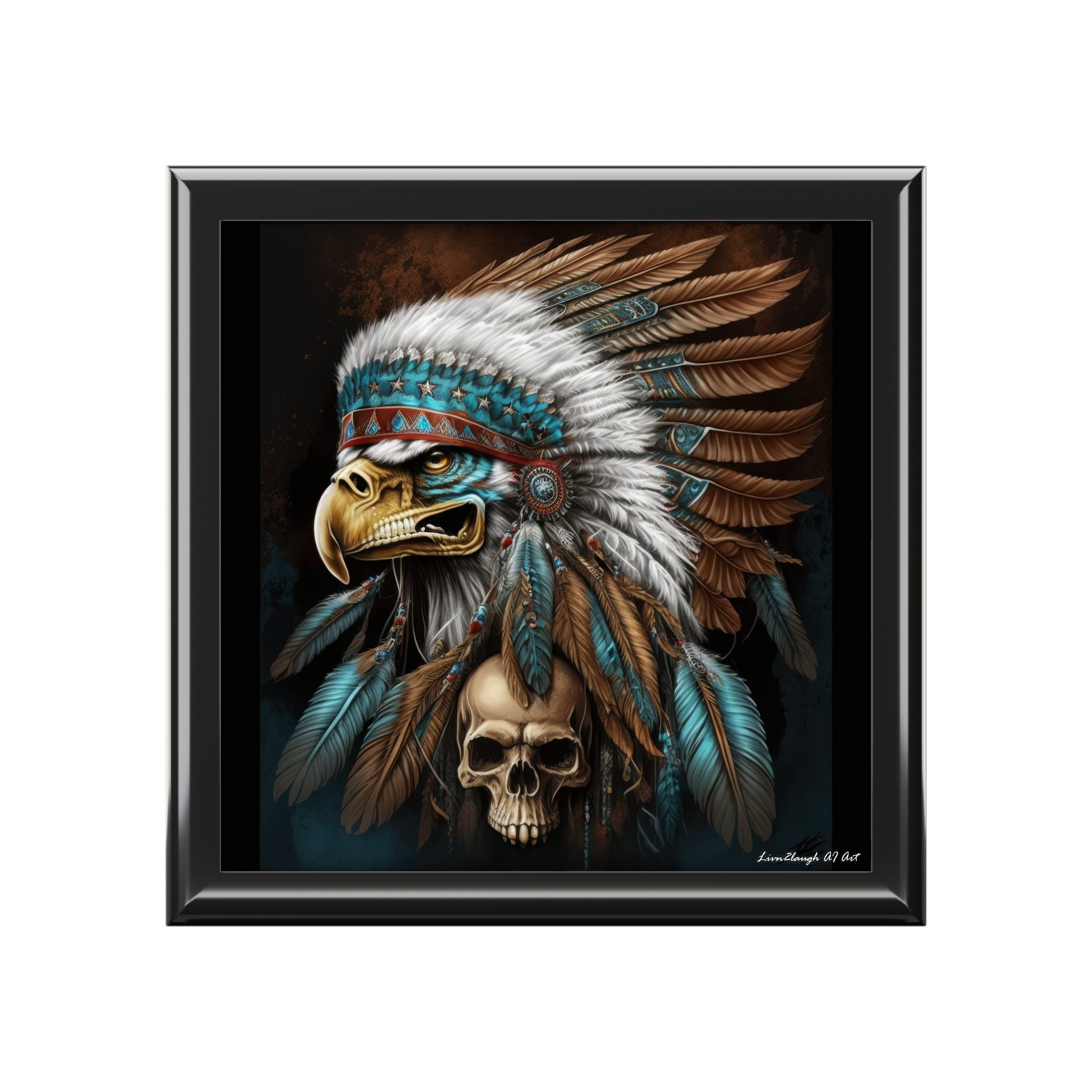 Eagle Spirit Headdress, Jewelry- Stash- Collection Box