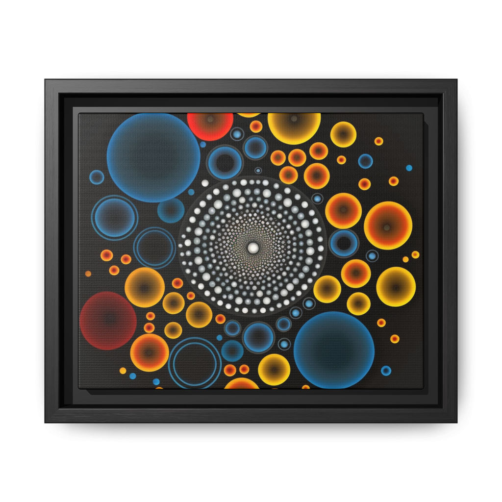 Harmonic Orbits, Matte Canvas, Framed (Multi-color)
