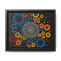 Harmonic Orbits, Matte Canvas, Framed (Multi-color)