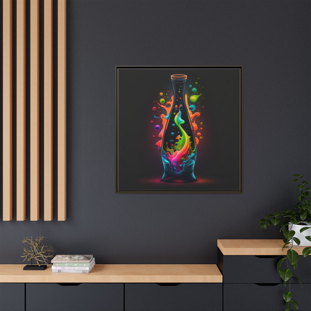 Chromatic Ascent, Art Print — Colorful Modern Wall Canvas