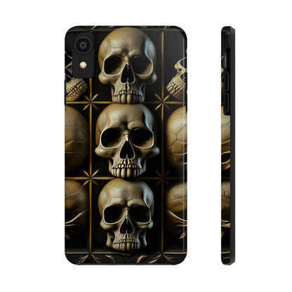 Metallic Chrome Skulls and classic Designed 19 Tough Phone Cases