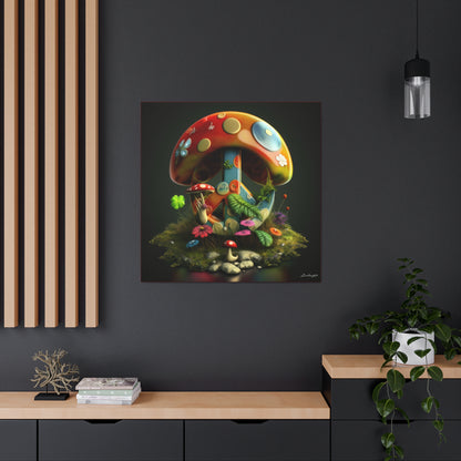 Beautiful Forest Round Peace Sign 2 Gallery Wraps