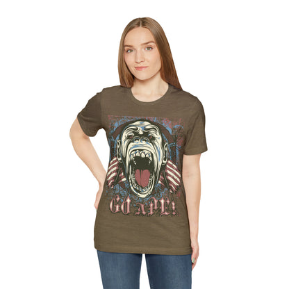 Go Ape, Unisex Jersey Short Sleeve Tee