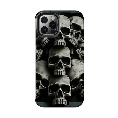 Metallic Chrome Skulls and classic Designed 11 Tough Phone Cases