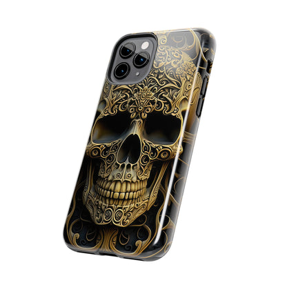 Metallic Chrome Skulls and classic Designed 4 Tough Phone Cases