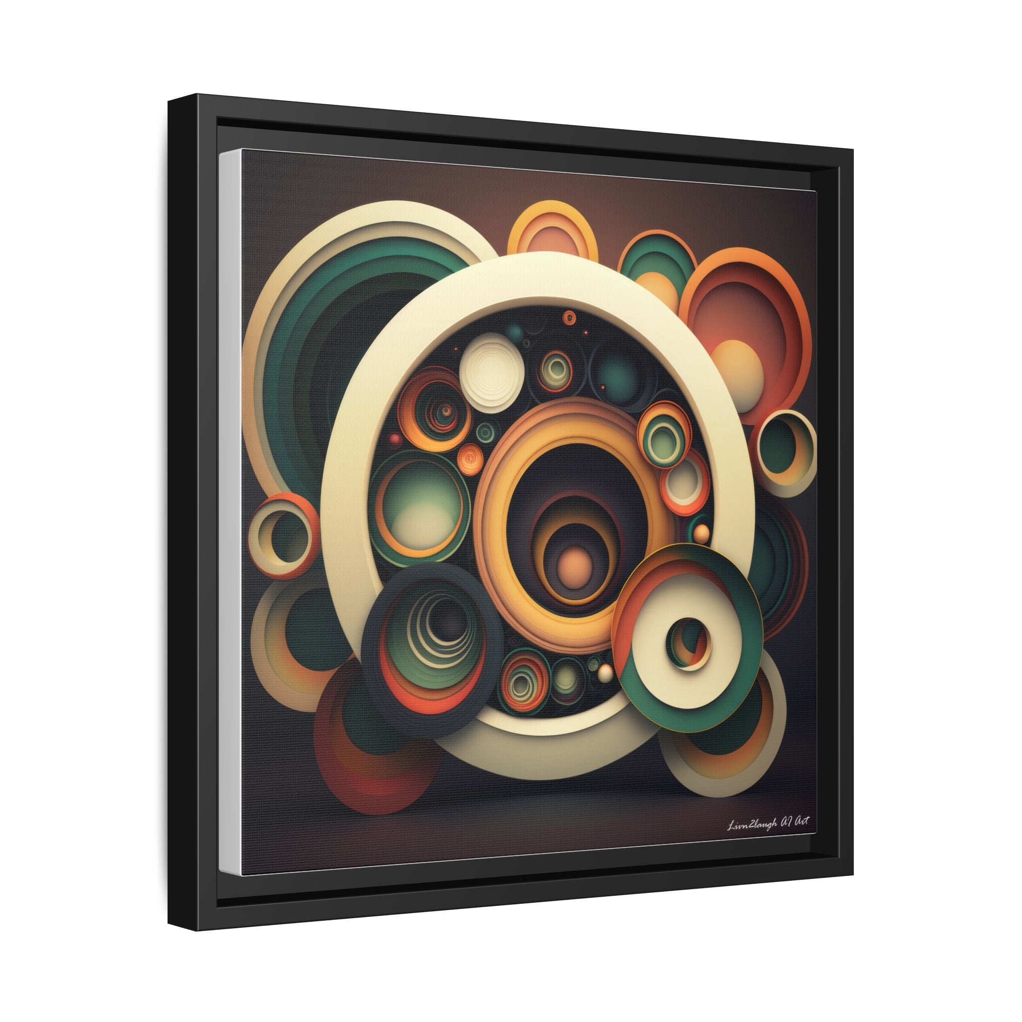 Inner Resonance, Art Print — Colorful Modern Wall Canvas