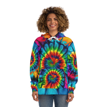 Bold And Beautiful Tie Dye Style Two Fashion Hoodie (AOP)