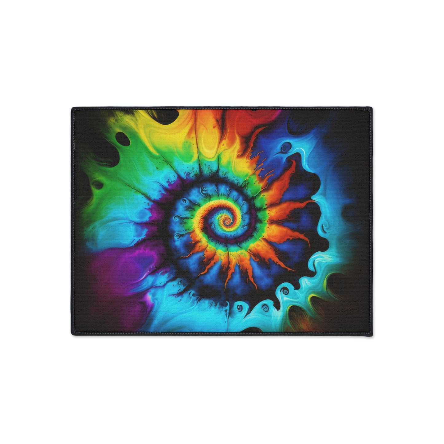 Bold And Beautiful Tie Dye Style One Heavy Duty Floor Mat