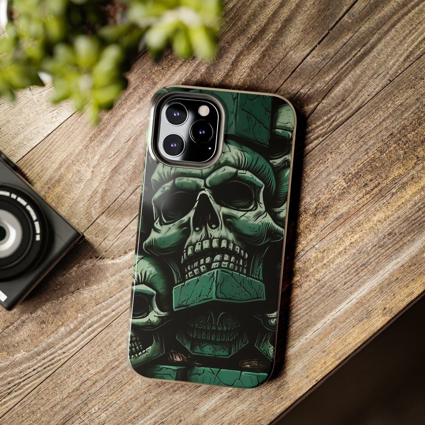 Metallic Chrome Skulls and classic Designed 15 Tough Phone Cases