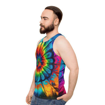 Bold And Beautiful Tie Dye Style Two 2 Unisex Tank Top (AOP)