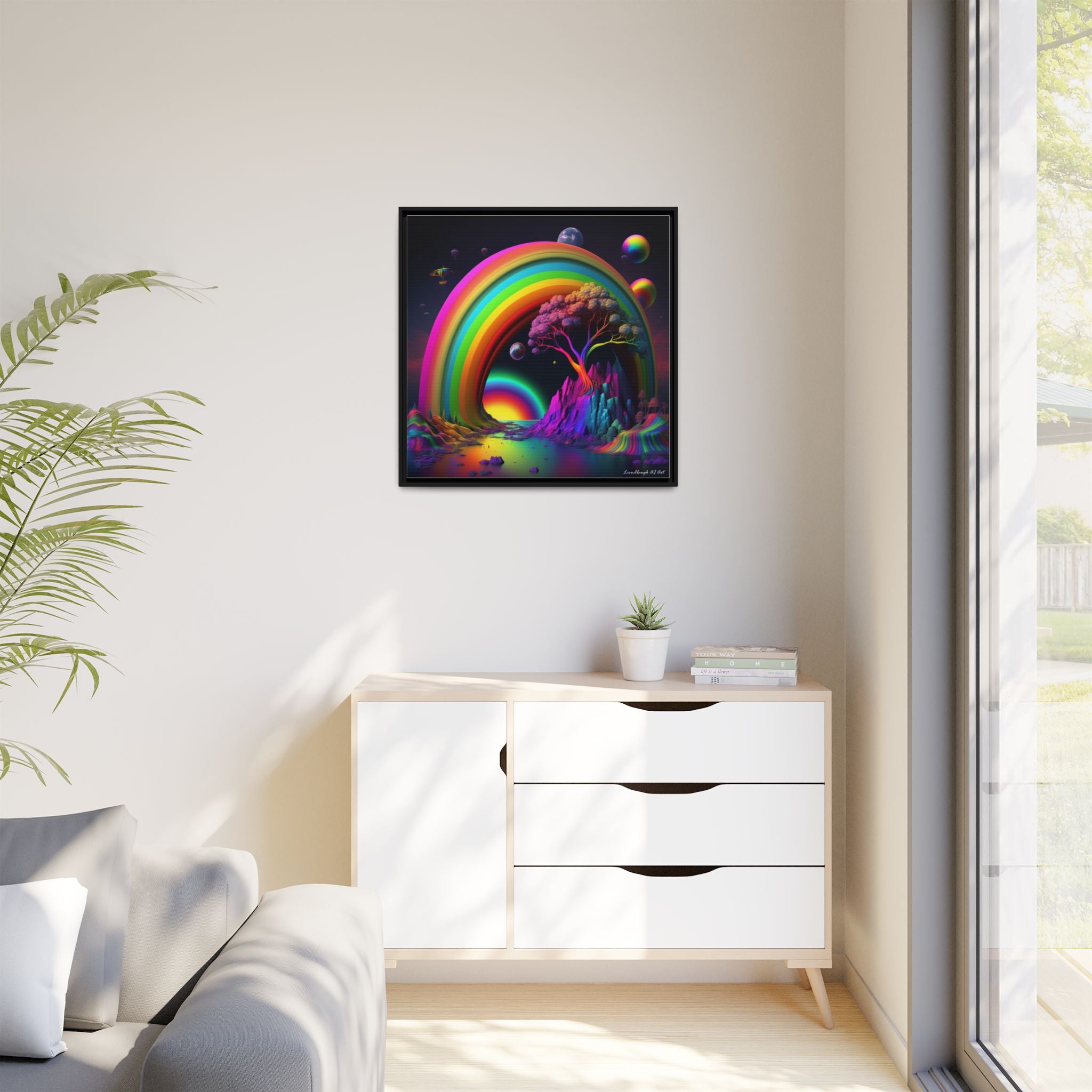 Arc of Infinite Wonder, Art Print — Colorful Modern Wall Canvas