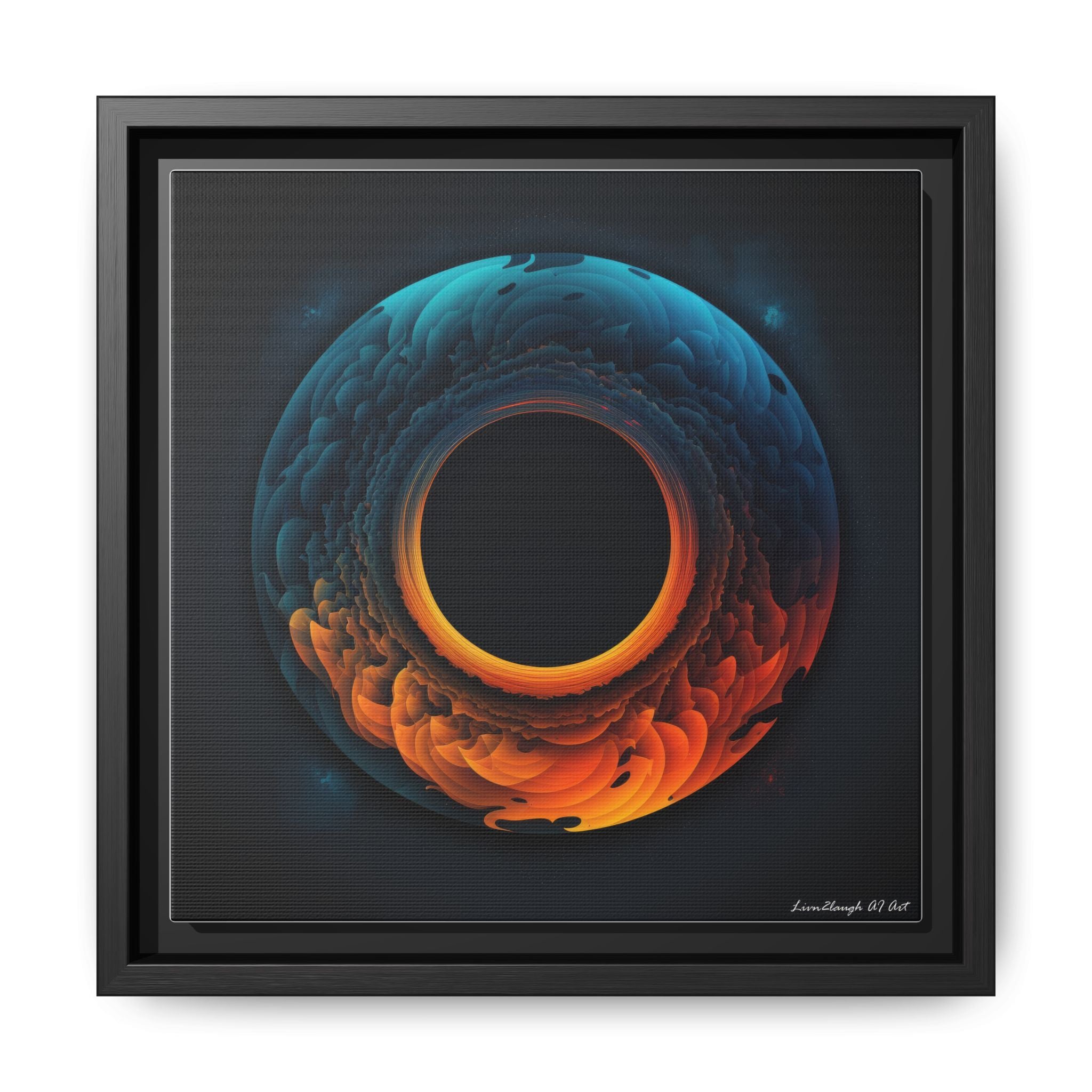 Molten Silence, Art Print — Colorful Modern Wall Canvas