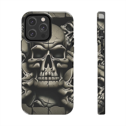 Metallic Chrome Skulls and classic Designed 12 Tough Phone Cases