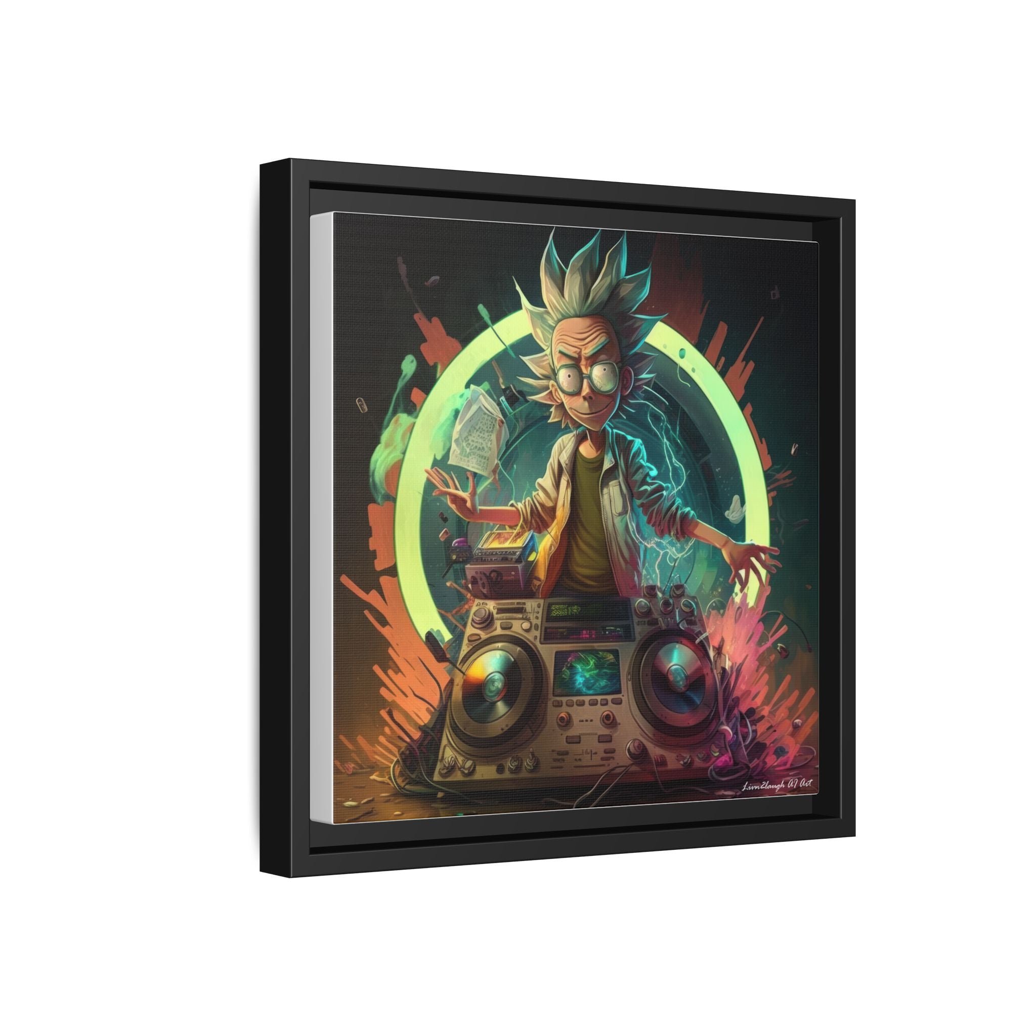 Frequency of Genius, Art Print — Colorful Modern Wall Canvas