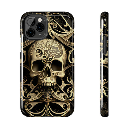 Metallic Chrome Skulls and classic Designed 7 Tough Phone Cases