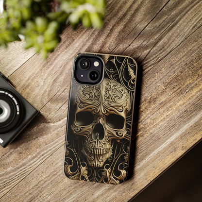 Metallic Chrome Skulls and Classic Designed 8 Tough Phone Cases